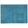 M A Trading Hand Tufted Rug- Petrol - 11 ft. x 6 in. x 8 ft. x 3 in. MTBORLPET083116
